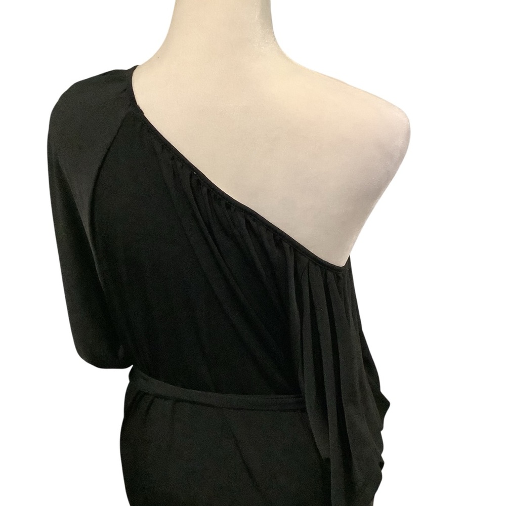 Michael Kors Elegant Solid Black One-Shoulder, Of… - image 2